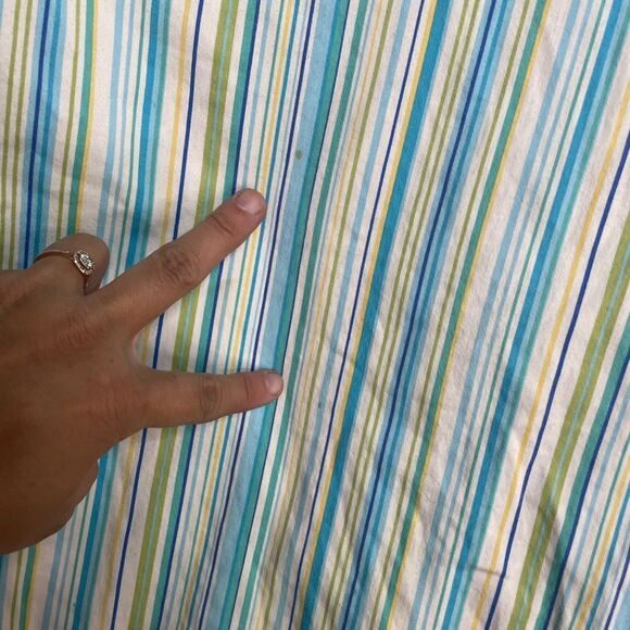 5 for $25🔥George Vertical Striped Stretch Pants Size 24W - Picture 3 of 7